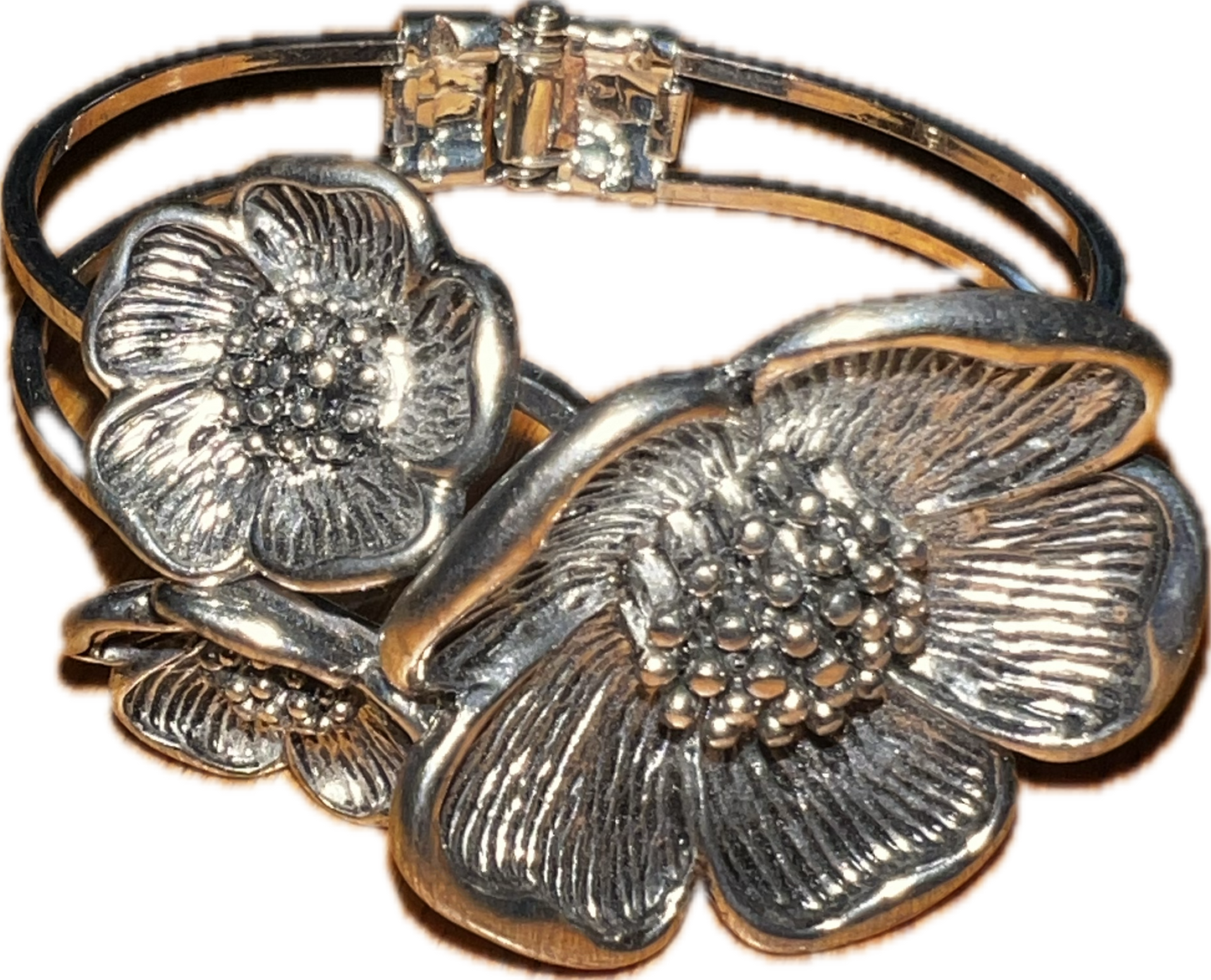 Abby's Silver Flower Bracelet