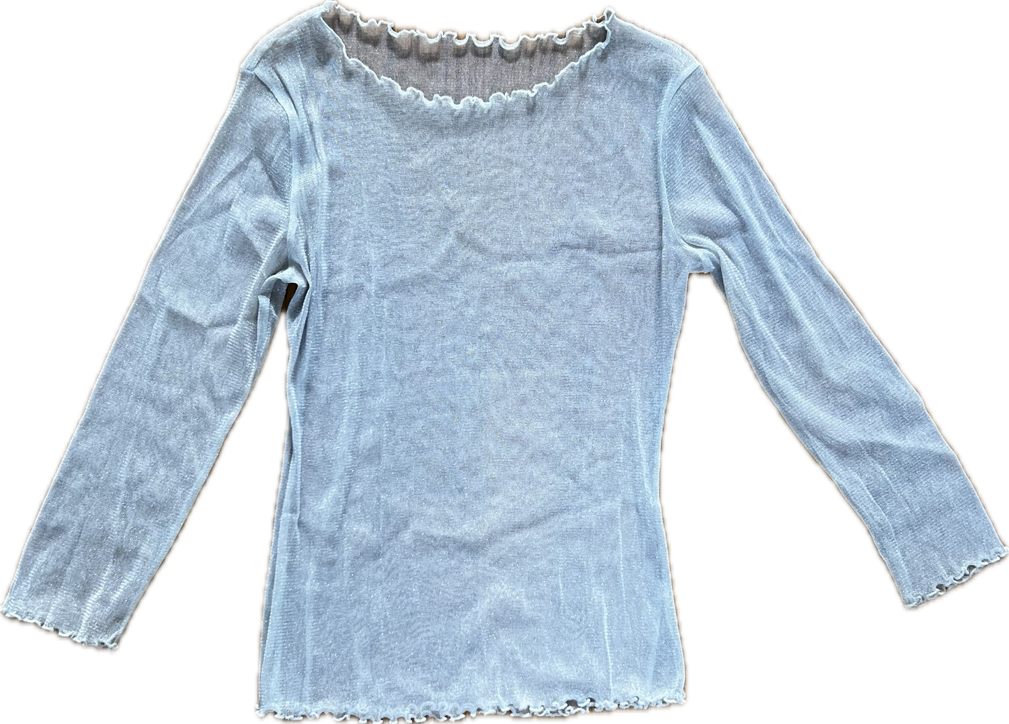 Melody's White Mesh Shirt