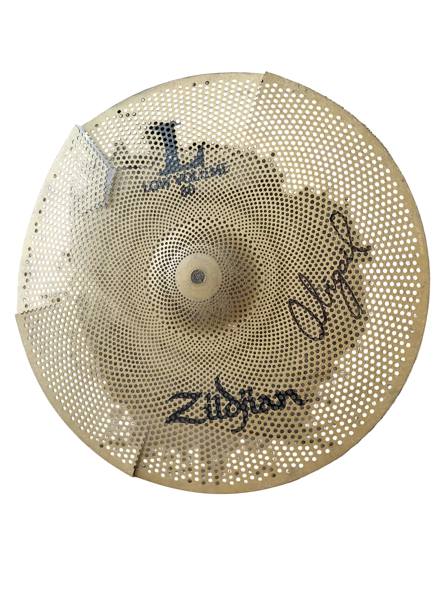 Zildjan Cymbal Autographed by Abby