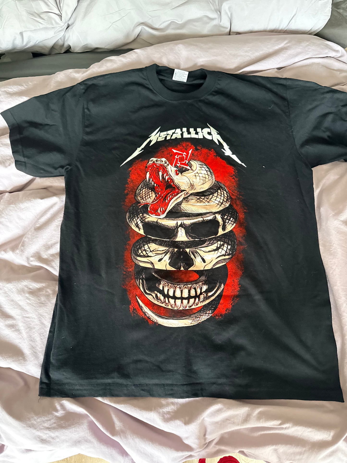Metallica Snake Skull T-Shirt XL