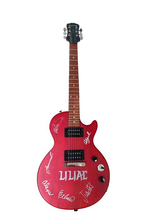 Red Les Paul Autographed by Liliac