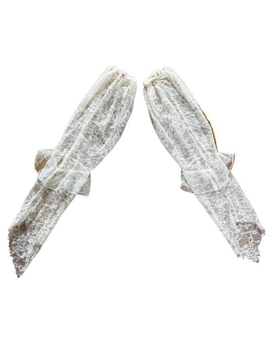 Abby's White Arm Sleeves