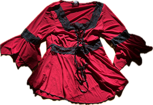 Abby's Red Renaissance Shirt